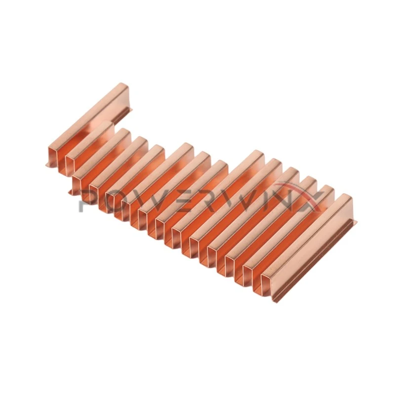 Copper Folded Fin Heat Sink (3)